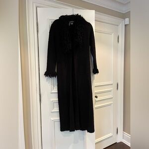 Black Long sweater jacket